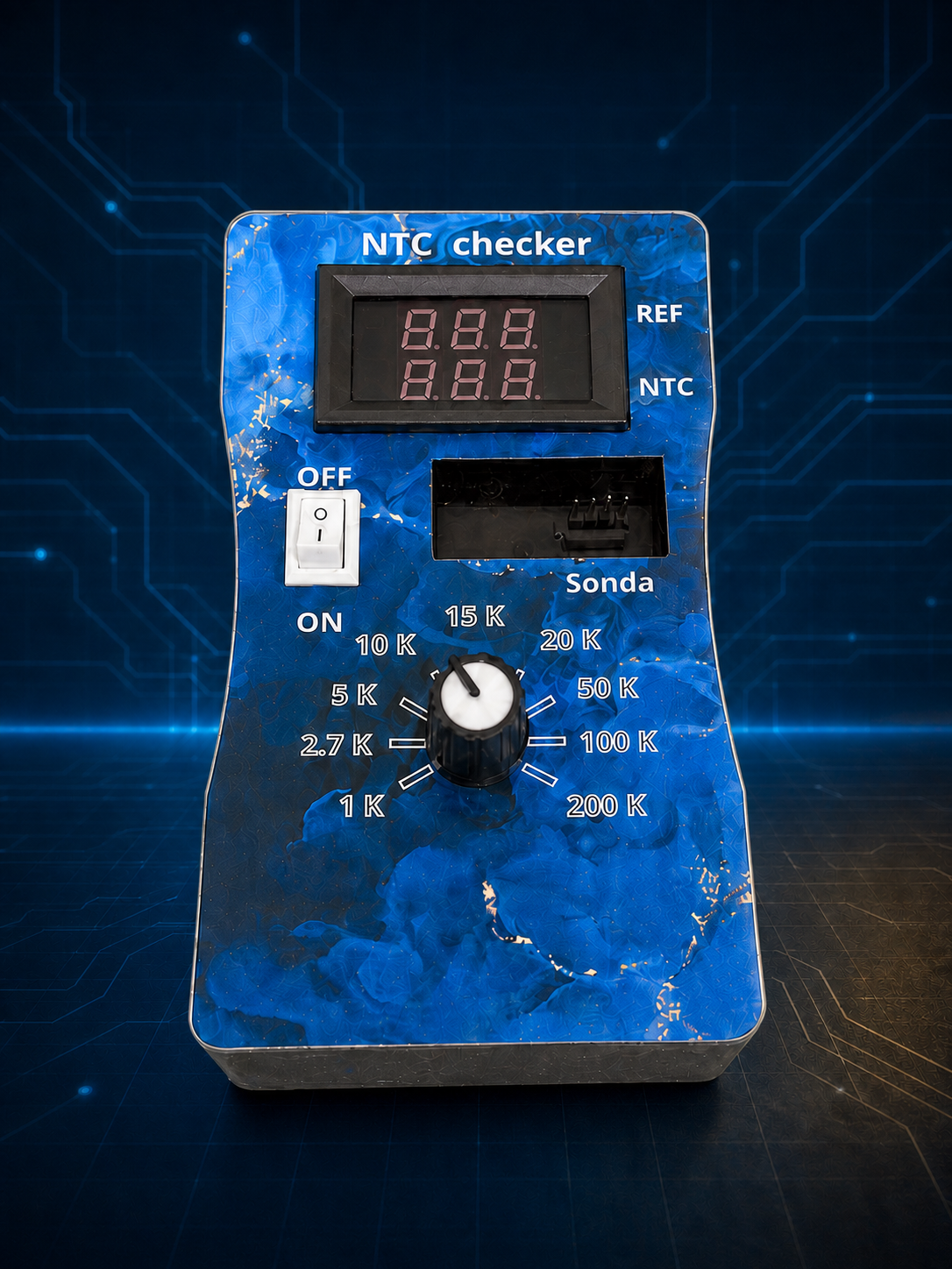 Comprobador de sondas NTC